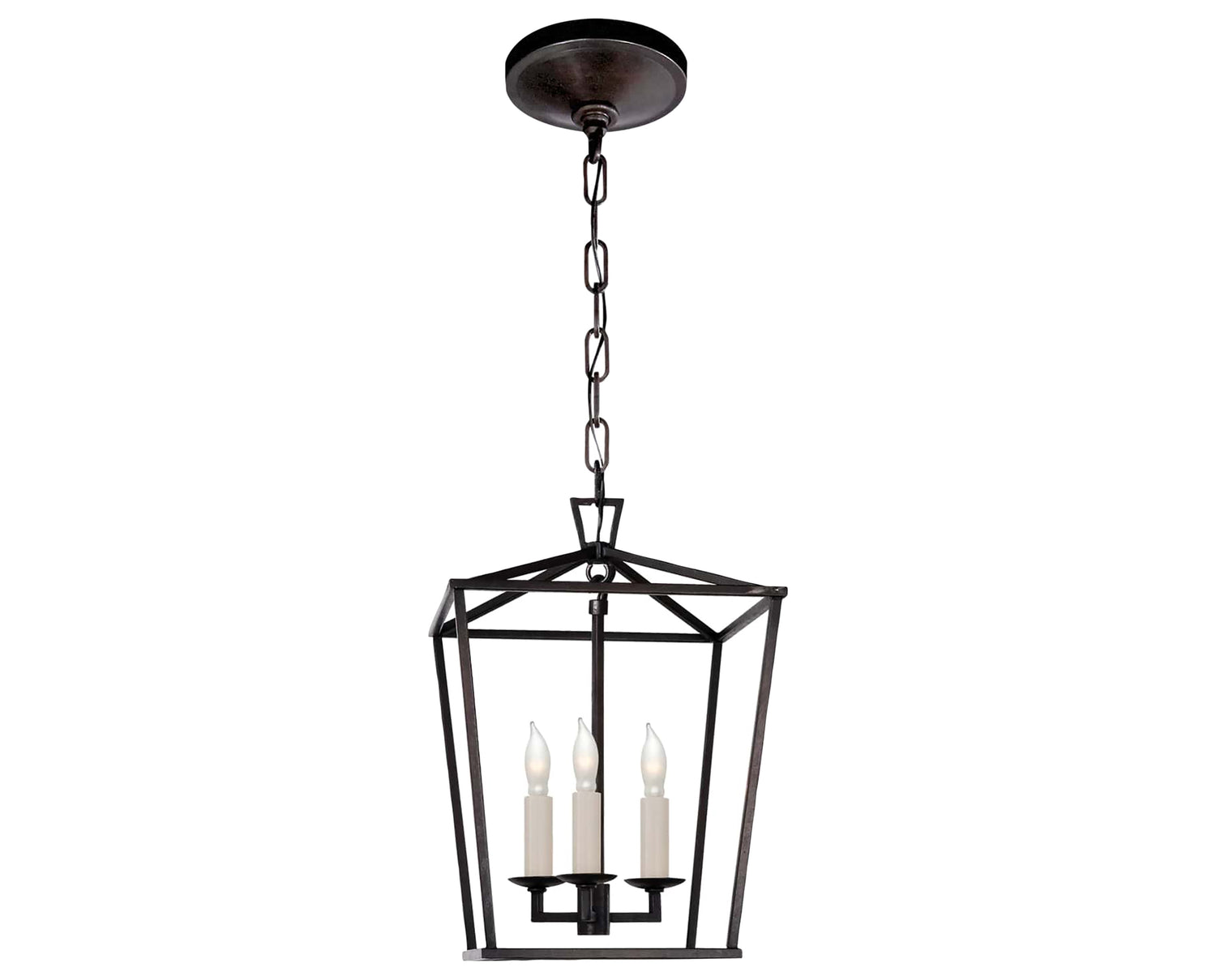 Aged Iron | Darlana Mini Lantern | Valley Ridge Furniture