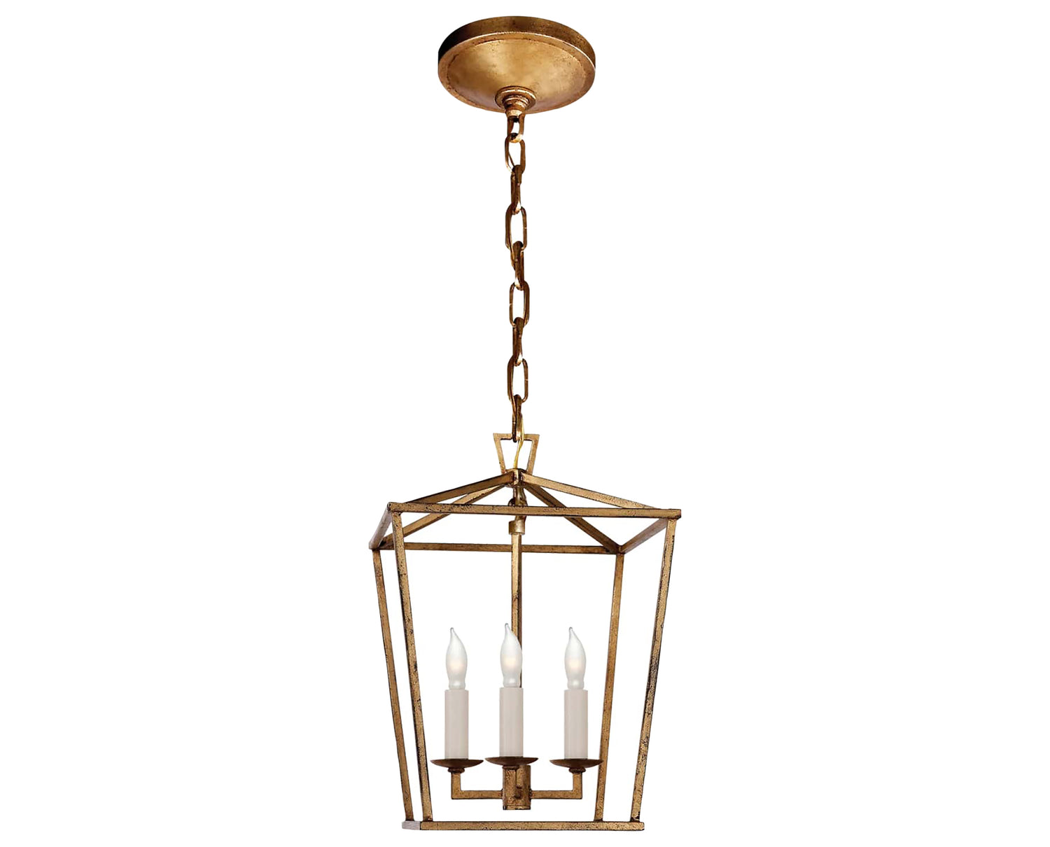 Gilded Iron | Darlana Mini Lantern | Valley Ridge Furniture