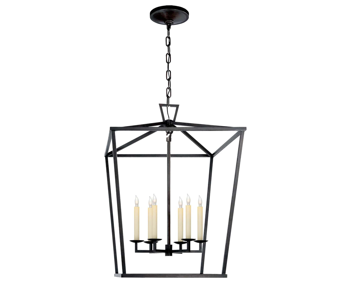 Aged Iron | Darlana Large Lantern | Valley Ridge Furniture