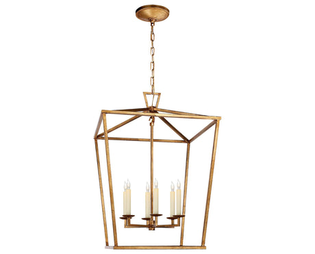 Gilded Iron | Darlana Large Lantern | Valley Ridge Furniture