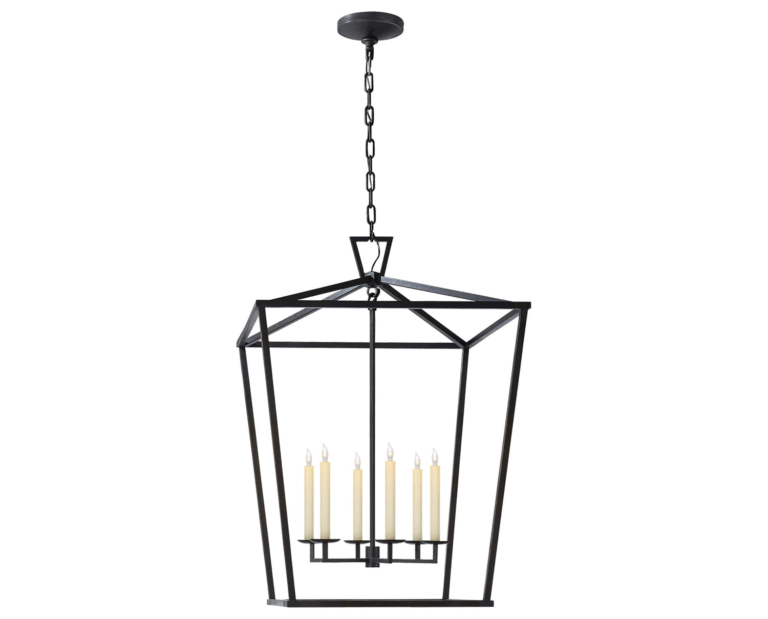 Aged Iron | Darlana Extra Large Lantern | Valley Ridge Furniture