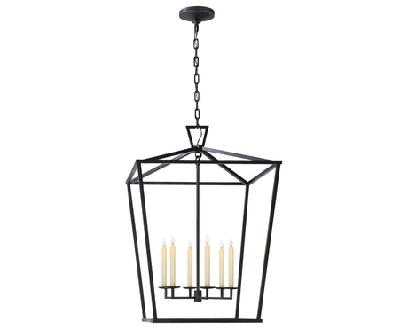Aged Iron | Darlana Extra Large Lantern | Valley Ridge Furniture
