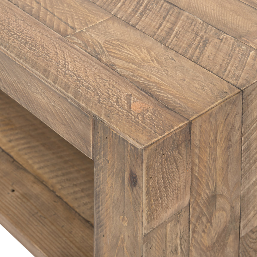 Sierra Rustic Natural Pine | Beckwourth Coffee Table | Valley Ridge Furniture