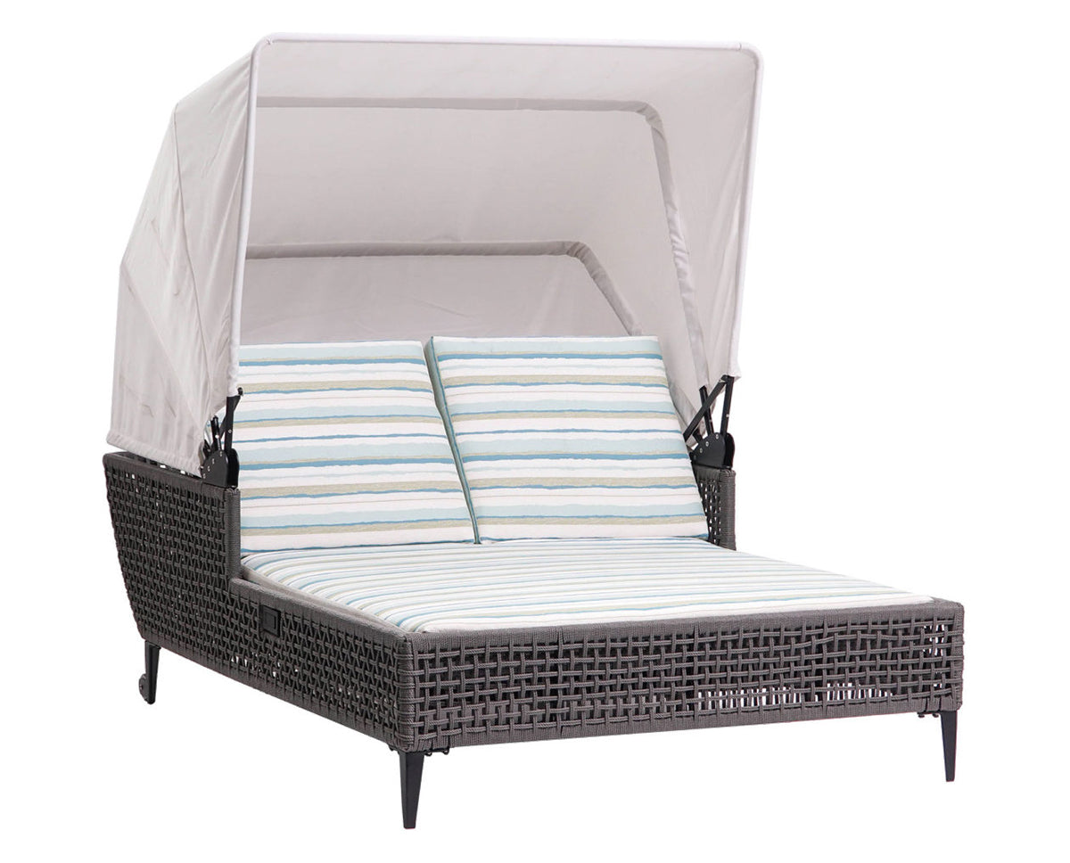 Daybed w/Sunbrella® Canopy | Ratana Genval Collection | Valley Ridge Furniture