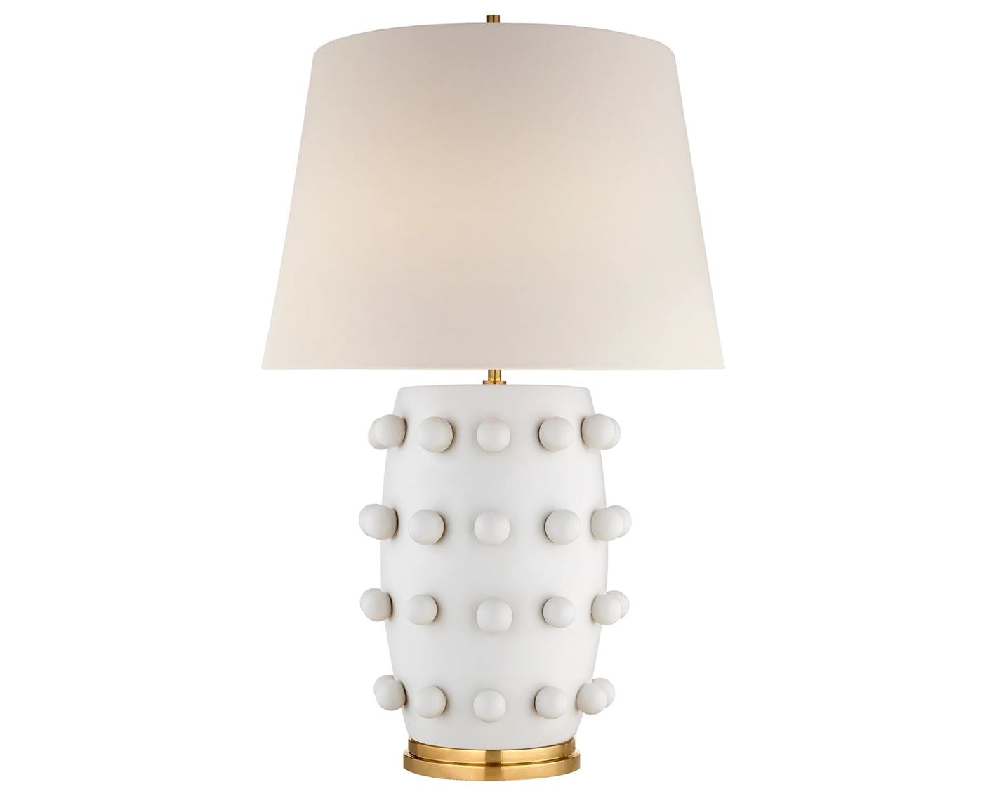 Plaster White & Linen | Linden Medium Lamp | Valley Ridge Furniture