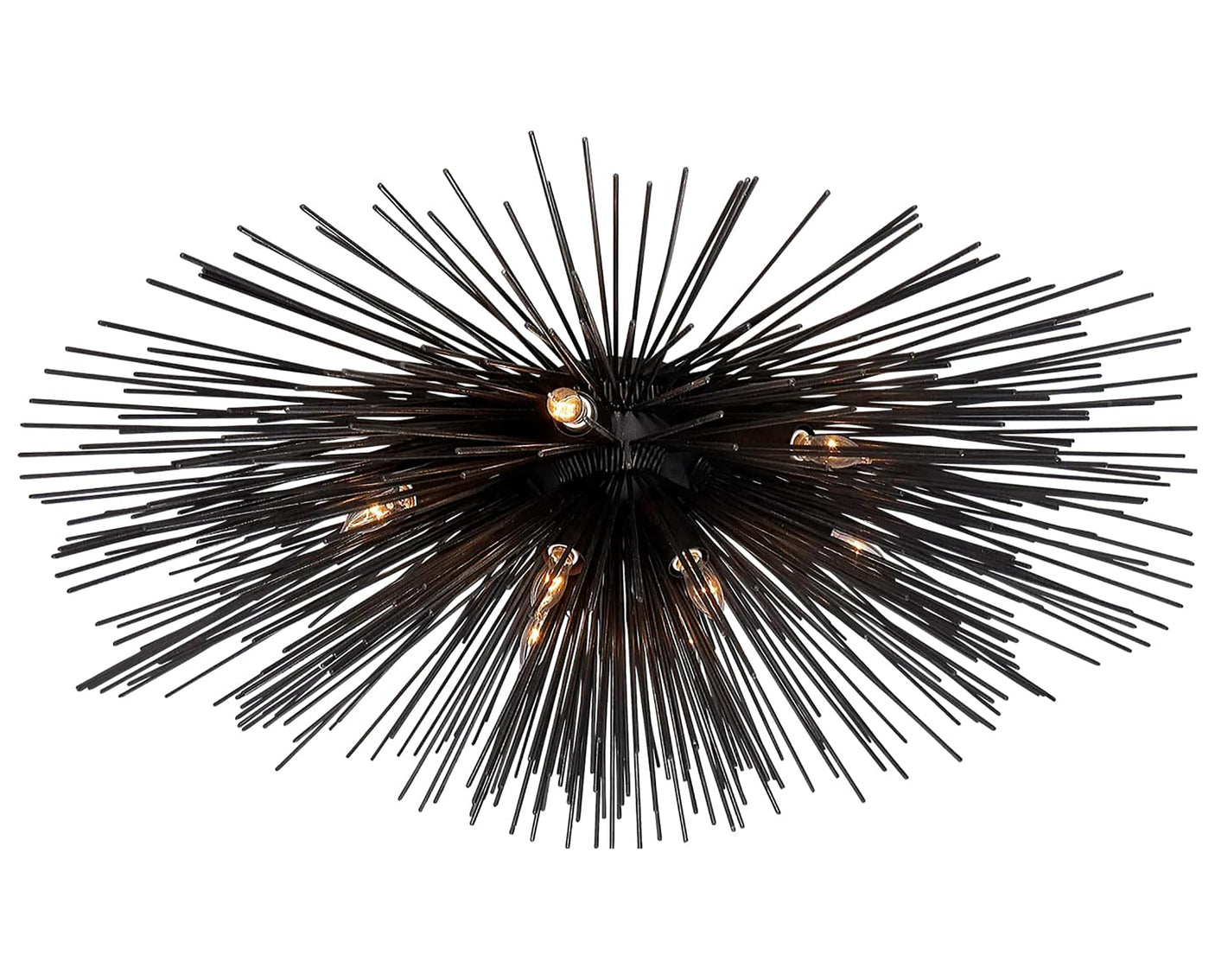 Aged Iron | Strada Medium Flush Mount | Valley Ridge Furniture