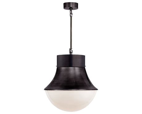 Bronze & White Glass | Precision Large Pendant | Valley Ridge Furniture