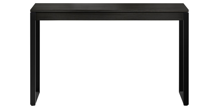 Charcoal Ash Veneer & Black Steel | BDI Linea Slim Desk | Valley Ridge Furniture
