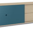 Drift Oak & Marine Veneer with Grey Steel | BDI Margo Light Media Console | Valley Ridge Furniture