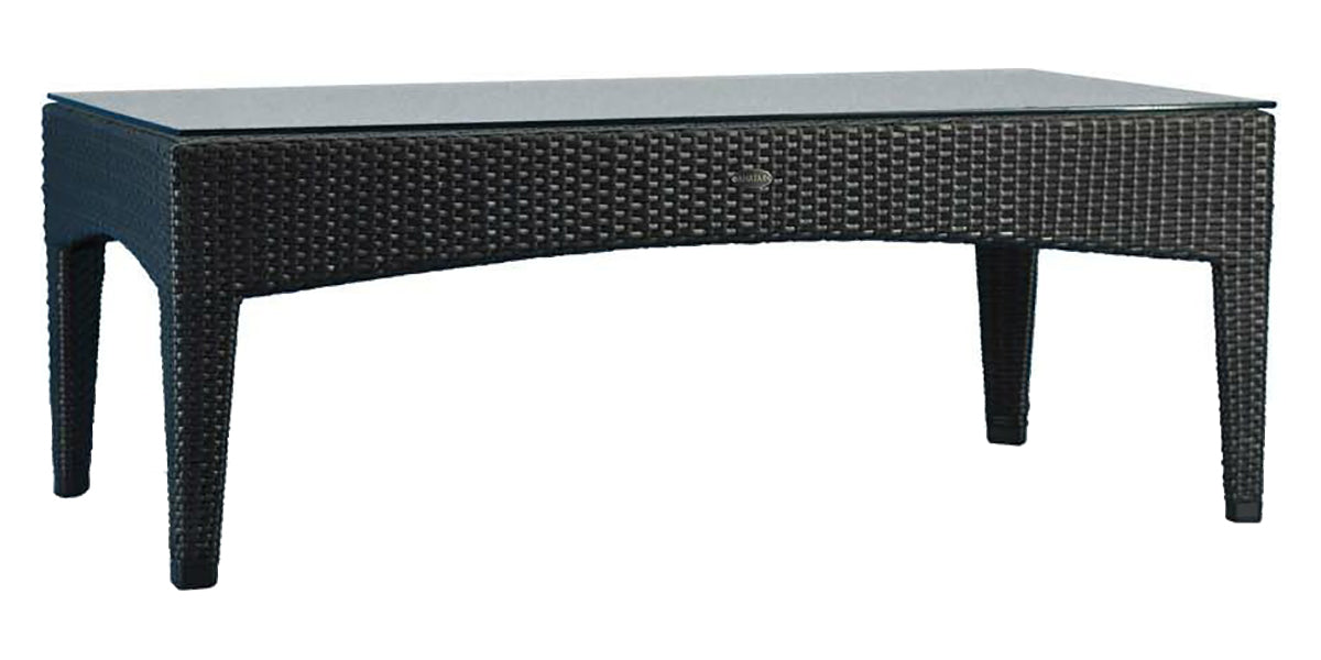 Coffee Table w/Clear Glass | Ratana New Miami Lakes Collection | Valley Ridge Furniture