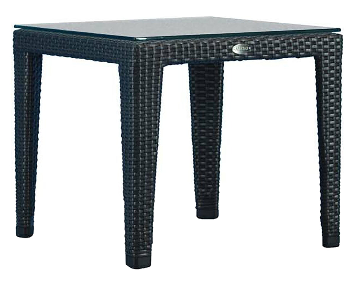 End Table w/Clear Glass | Ratana New Miami Lakes Collection | Valley Ridge Furniture