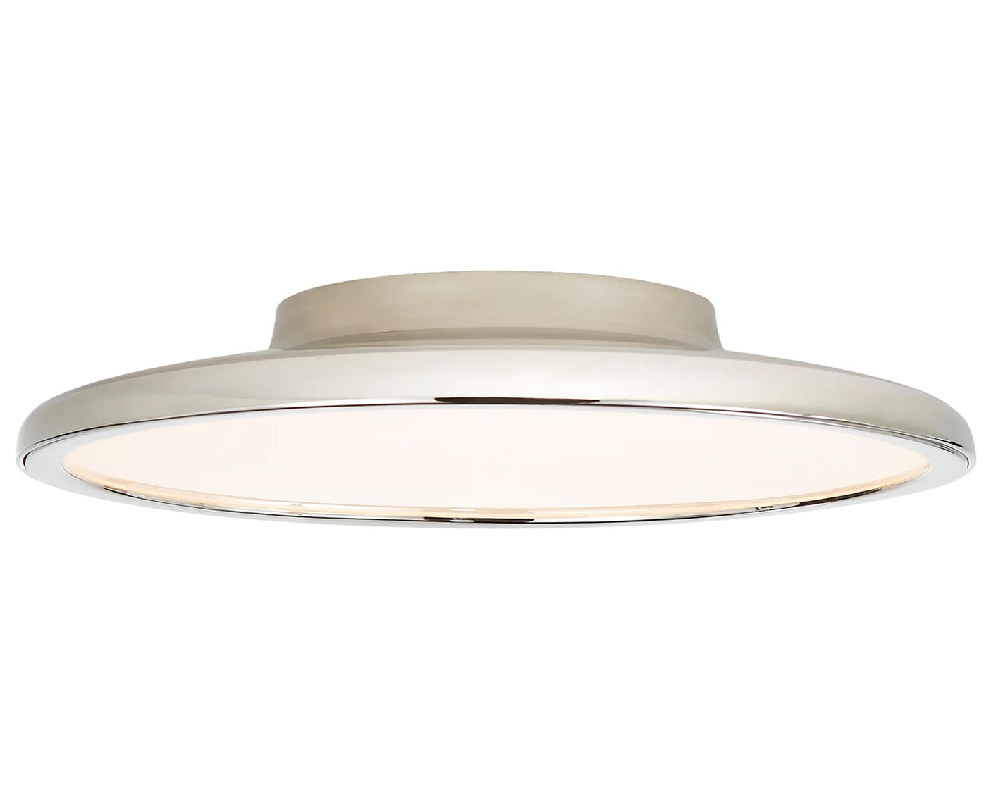 Polished Nickel | Dot 13" Flush Mount | Valley Ridge Furniture