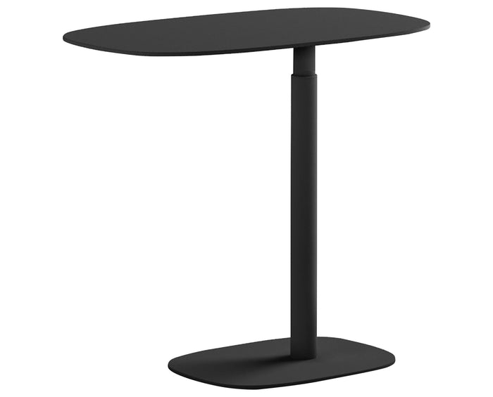 Pepper Aluminum & Pepper Steel | BDI Serif Adjustable Laptop Stand | Valley Ridge Furniture