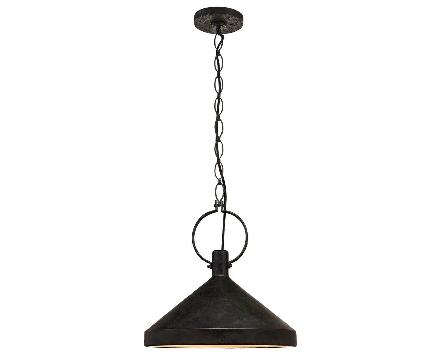 Natural Rusted Iron and Aged Iron | Limoges Large Pendant | Valley Ridge Furniture