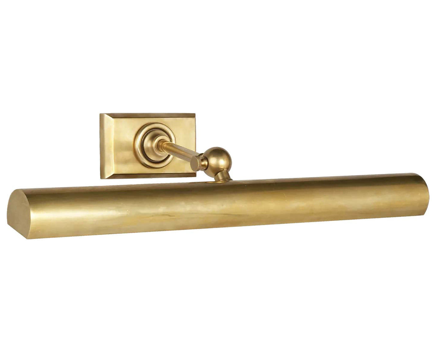 Hand-Rubbed Antique Brass | 18" Cabinet Maker's Picture Light | Valley Ridge Furniture