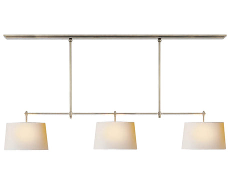 Antique Nickel and Natural Paper | Bryant Large Billiard | Valley Ridge Furniture