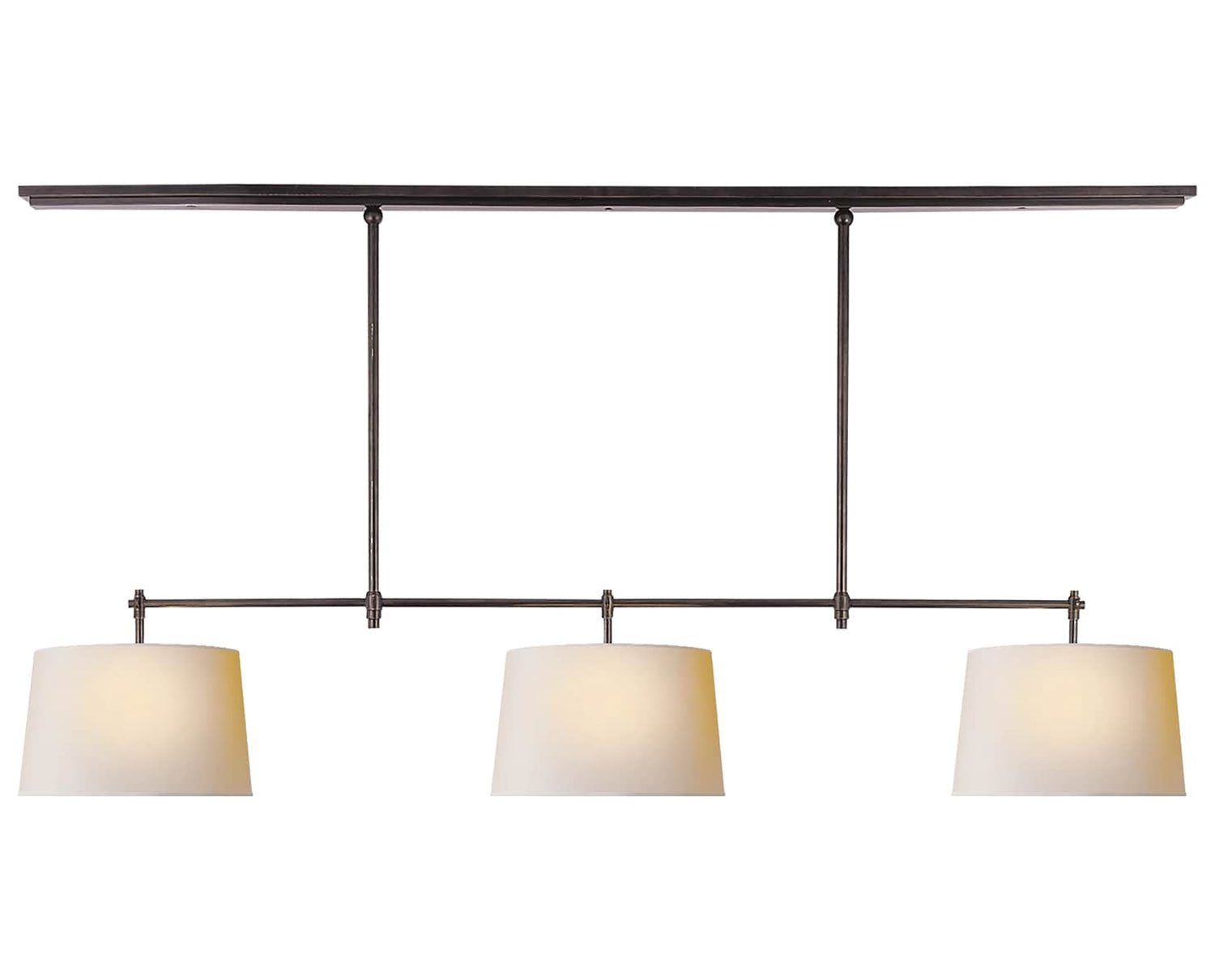 Bronze and Natural Paper | Bryant Large Billiard | Valley Ridge Furniture