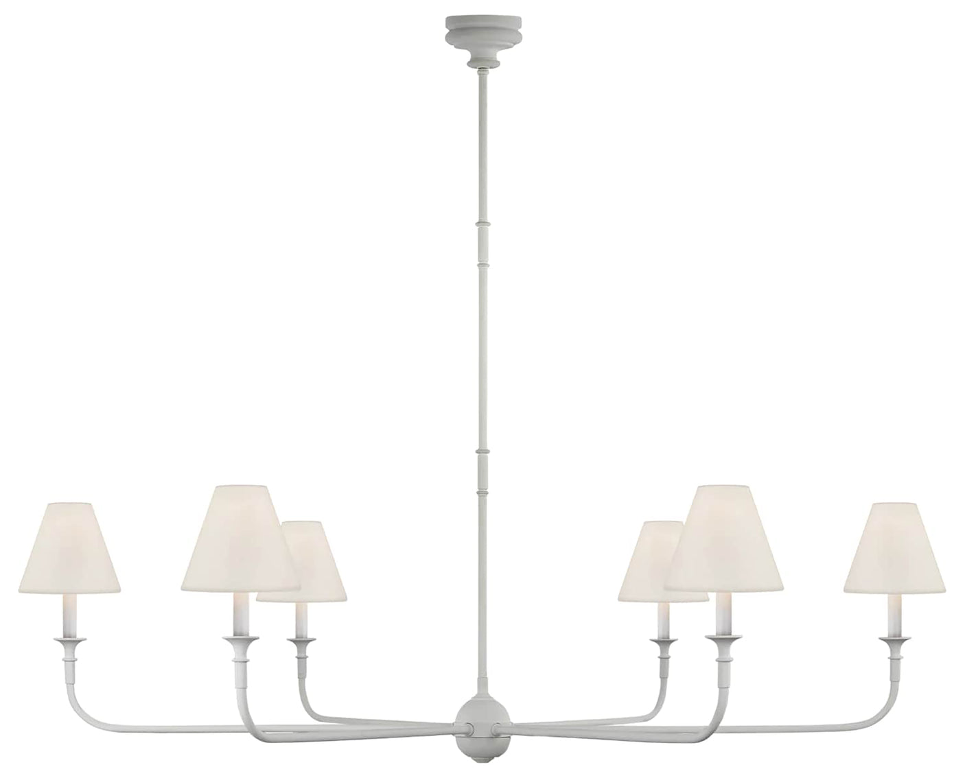 Plaster White & Linen | Piaf Grande Chandelier | Valley Ridge Furniture