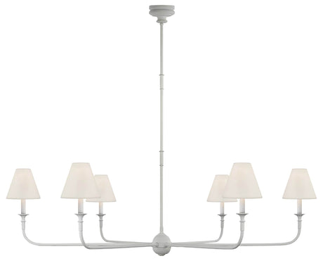 Plaster White & Linen | Piaf Grande Chandelier | Valley Ridge Furniture