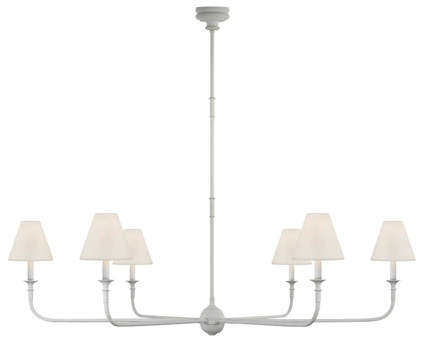 Plaster White & Linen | Piaf Grande Chandelier | Valley Ridge Furniture