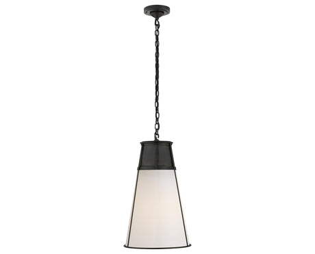 Bronze and White Glass | Robinson Large Pendant | Valley Ridge Furniture