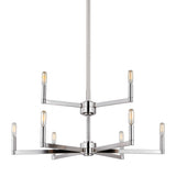 Nine Light Chandelier — 24.25", 60 W
