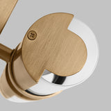 LED Bath Wall Sconce — W: 4.75" × H: 18.00" × D: 4.50"