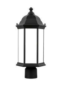 Sevier 18" Post Lantern — Satin Etched