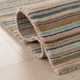 Dash & Albert Brindle Stripe Hand Loom Knotted Wool Rug in Clay, photo 8