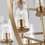 Alturas Nine Light Chandelier — Clear Seeded