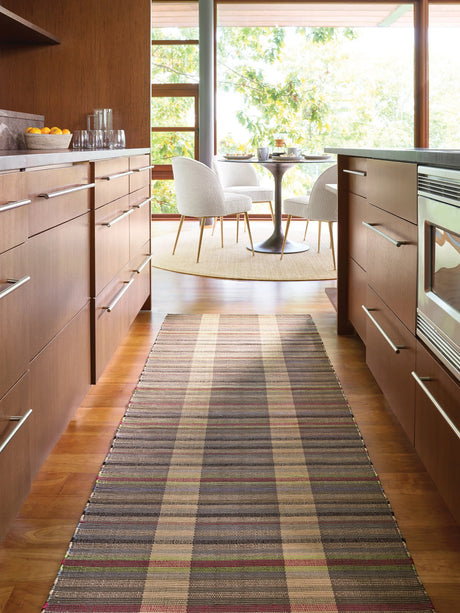 Dash & Albert Swedish Rag Handwoven Indoor/Outdoor Rug in Blue, kitchen runner