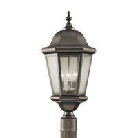 Three Light Outdoor Post Lantern — 22.25"