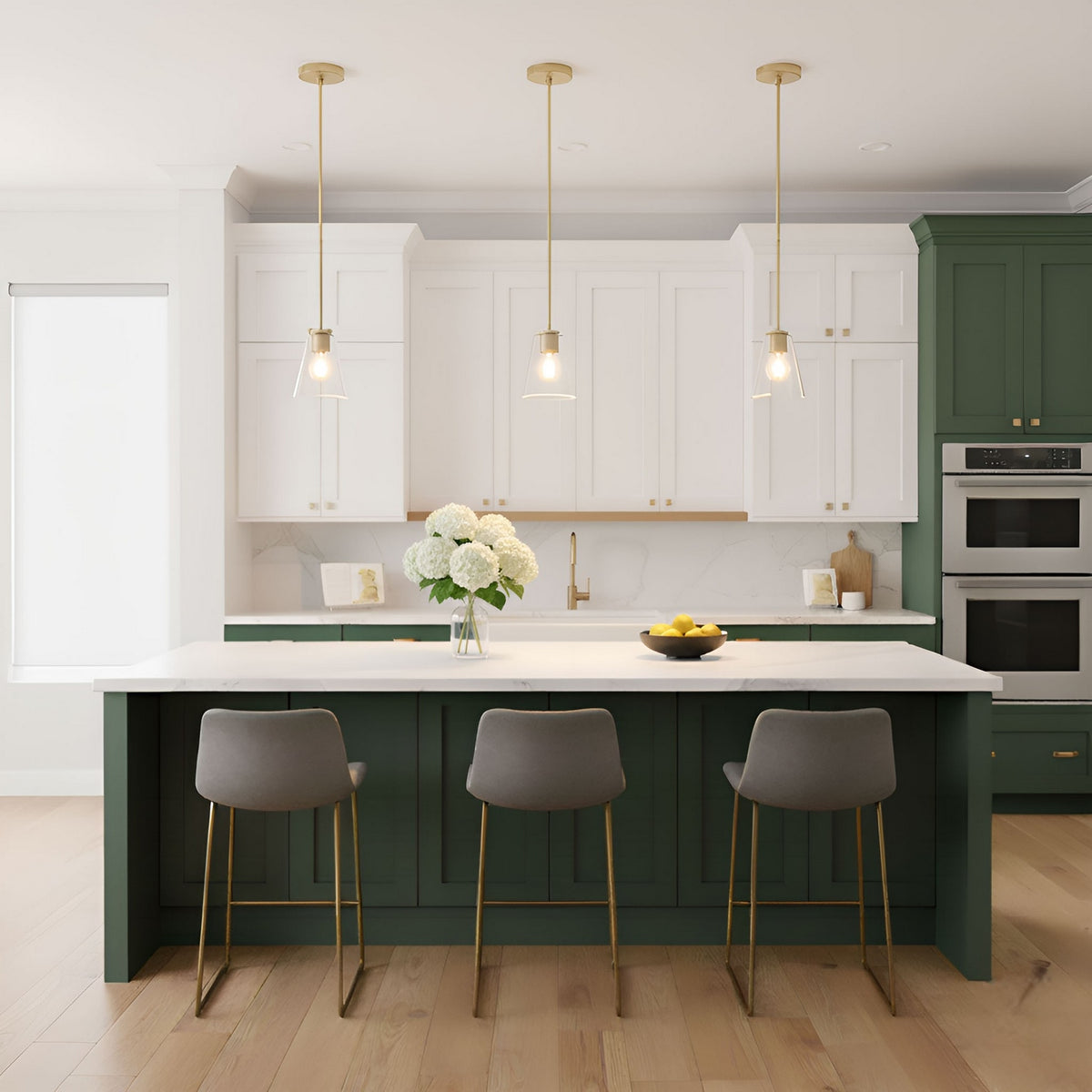 Miles One Light Pendant — Clear