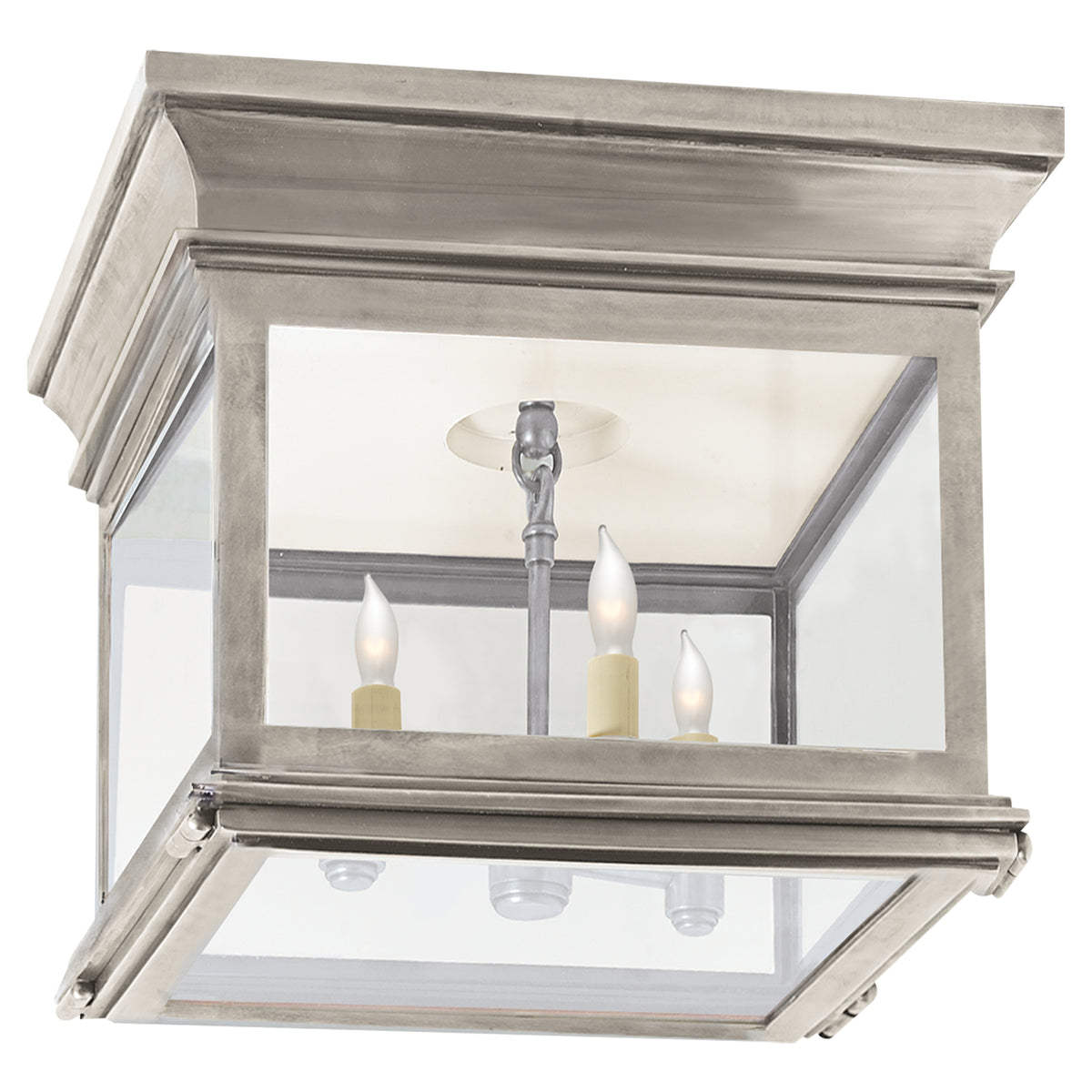 Club Small Square Flush Mount