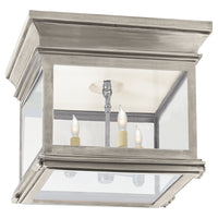 Club Small Square Flush Mount