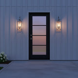 Two Light Outdoor Wall Lantern — 20.25", Torpedo Bulb