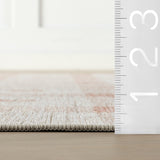 Elenica Modern Plaid Machine Washable Rug