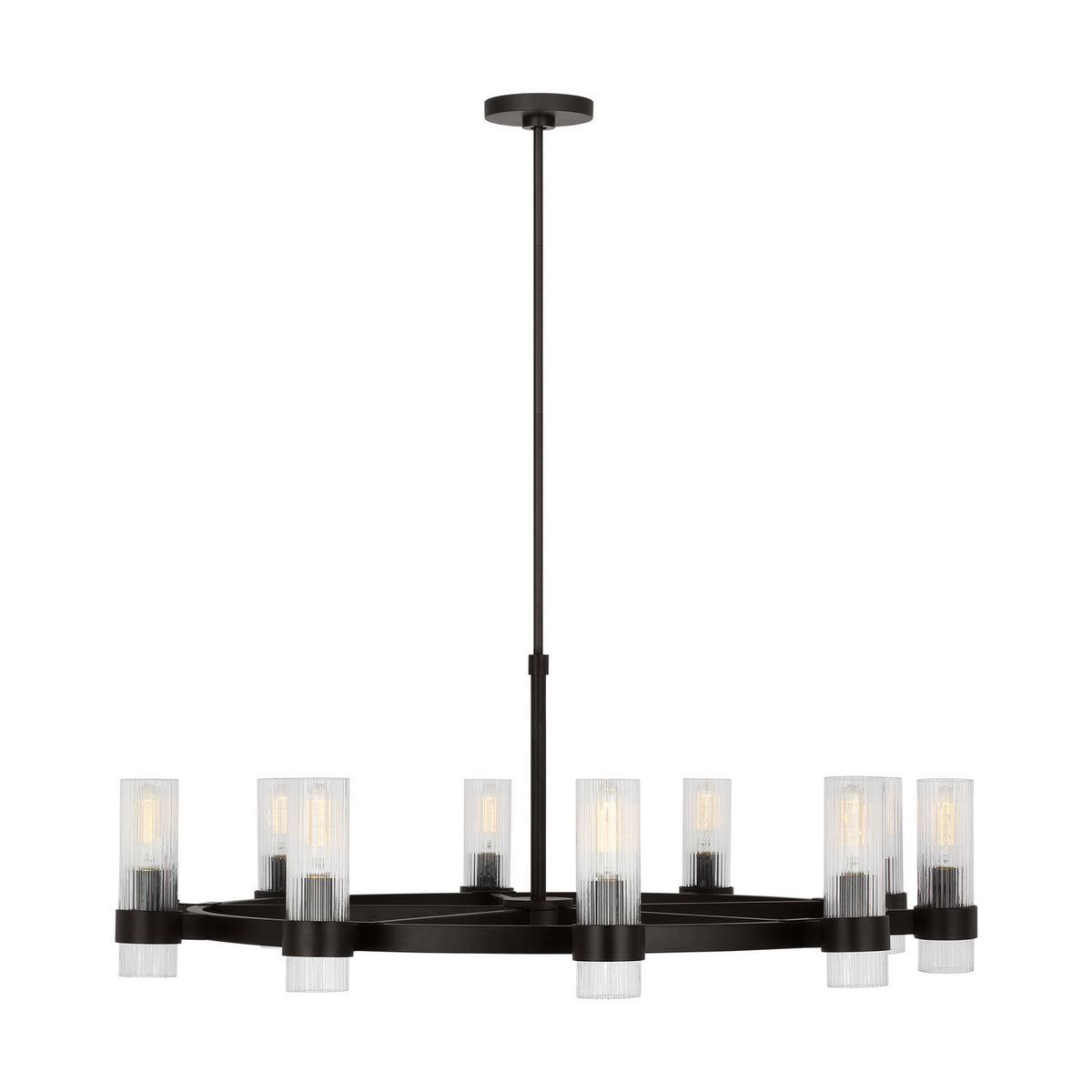 Eight Light Chandelier — 42"