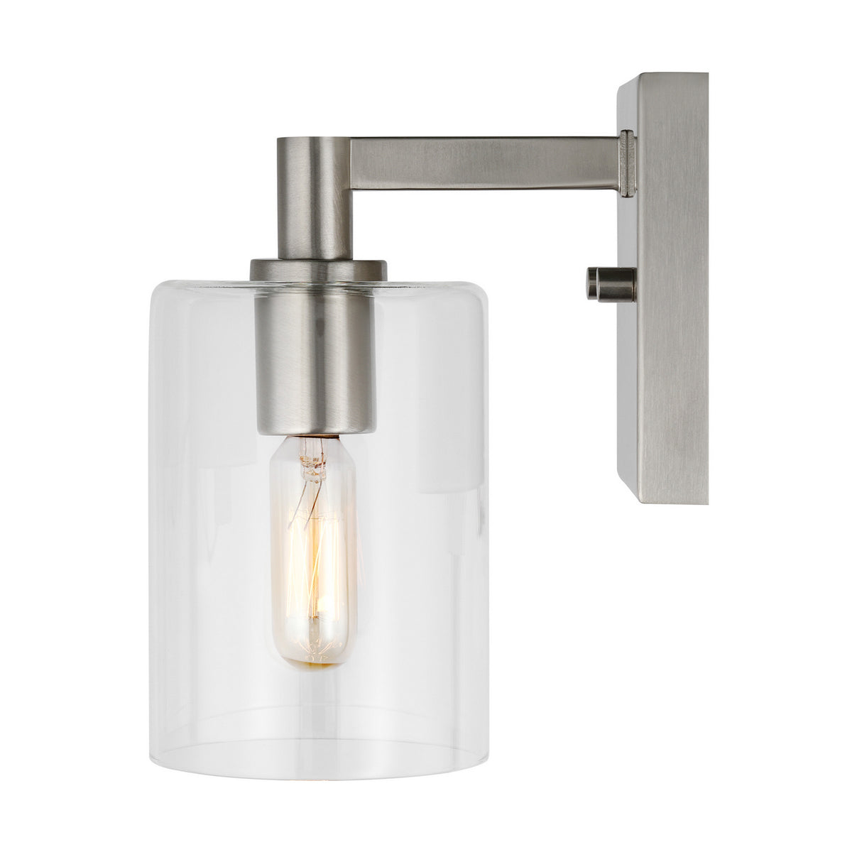 LED Bath Wall Sconce — W: 4.75" × H: 7.75" × D: 6.38"