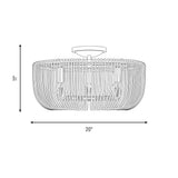 Pierce Medium Flush Mount
