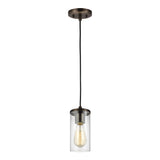One Light Mini-Pendant — Clear, 60 W