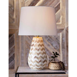 Cassia Chevron One Light Table Lamp