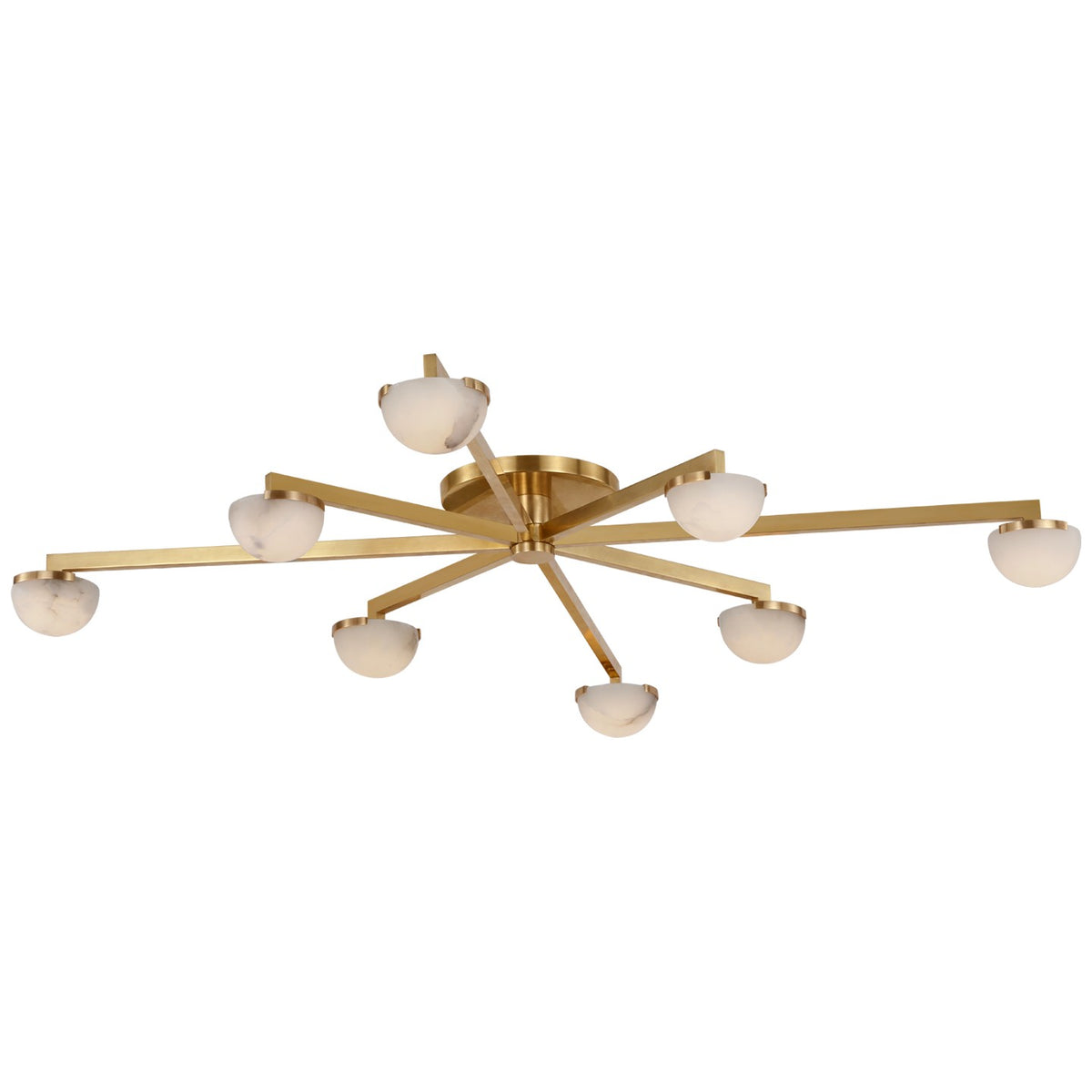 Pedra Extra Large Staggered Arm Flush Mount