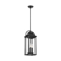 Three Light Outdoor Pendant — 18.75"