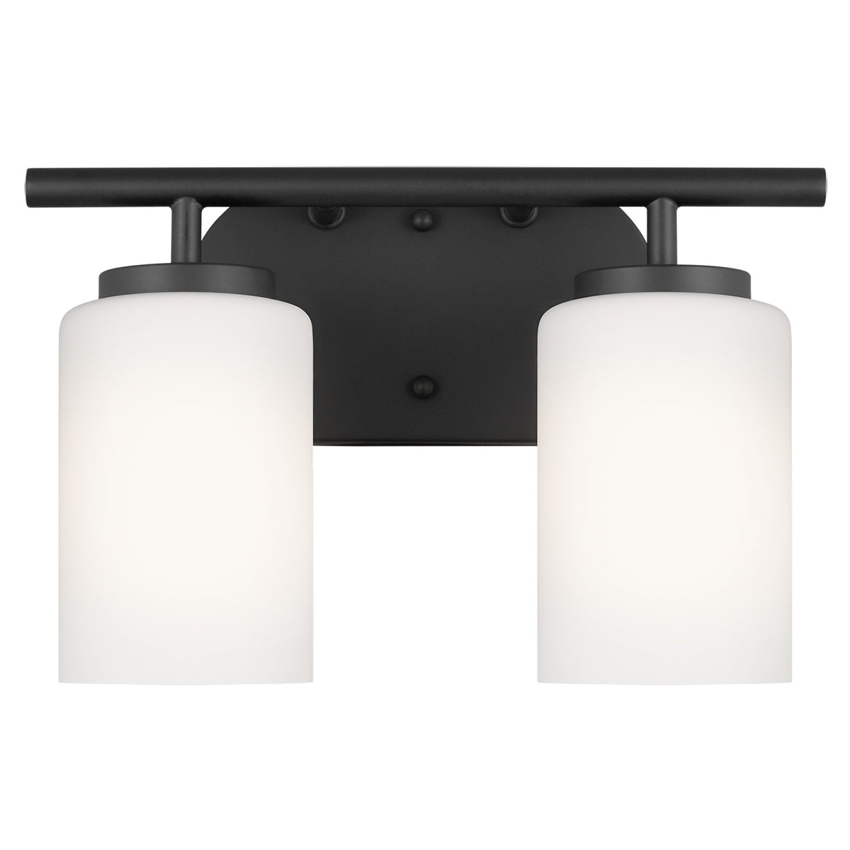 Oslo Two Light Bath — Cased Opal Etched