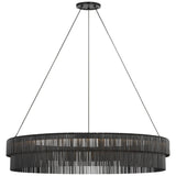 Differo 34" Layered Ring Chandelier