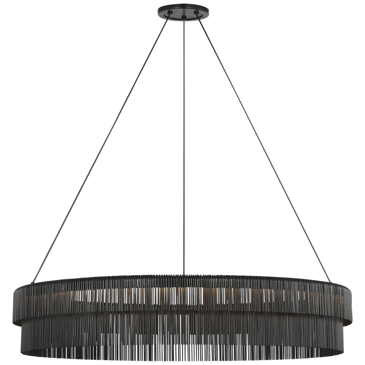 Differo 34" Layered Ring Chandelier