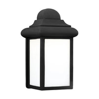 Mullberry Hill One Light Outdoor Wall Lantern — Smooth White