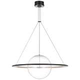 Cosmos 28" Ring and Orb Chandelier