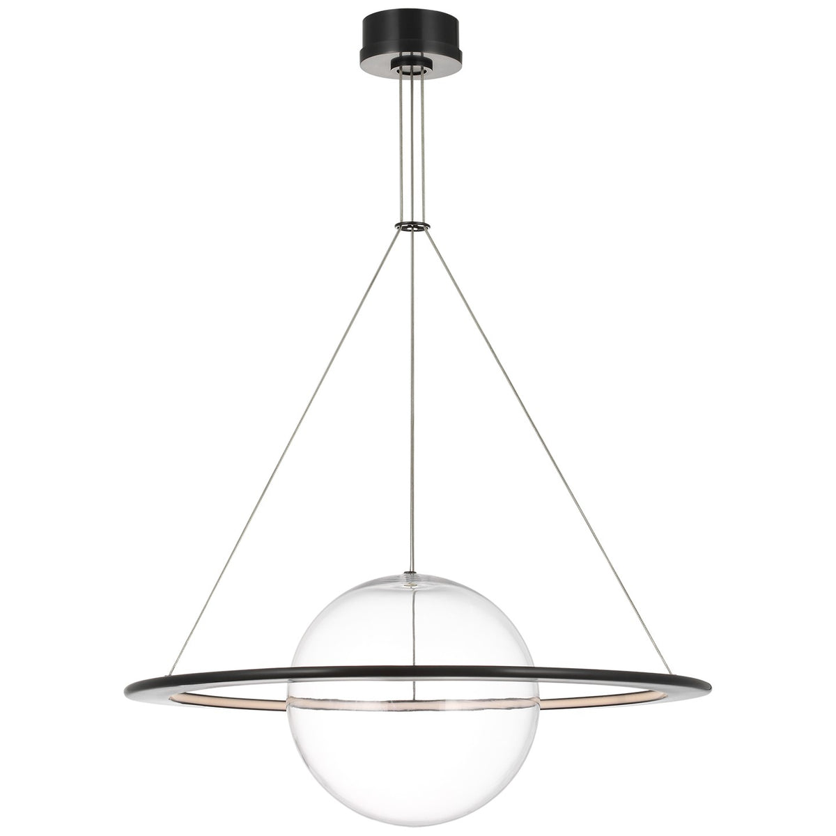 Cosmos 28" Ring and Orb Chandelier
